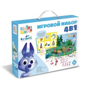 Большой набор 4в1 «Мемо-парочки, Домино, Лото, Пазл»